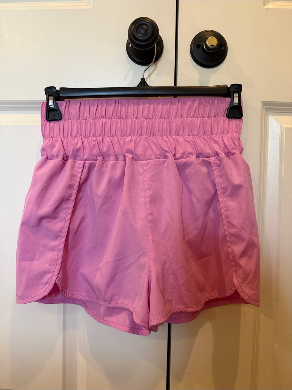Women’s High Waisted Pink Athletic Shorts